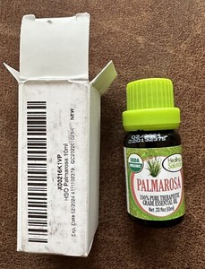 Palmarose Scented Essentials Oils candle making, diffuser oil, soap, Massage. X2