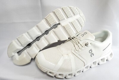 Mens On Cloud 5 All White Grey 59.98918 Running Athletic