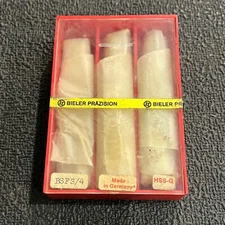 BSF Bieler Threading Hand Taps Set Of 3 Pcs 3/4" HSSG BSF  in case - C