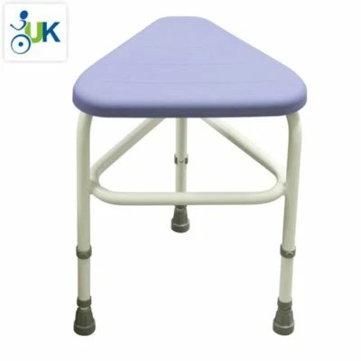DRIVE DEVILBISS Belmont PU Corner Shower Stool Height Adjustable With Padded Seat