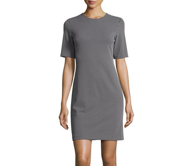 short white sheath dress