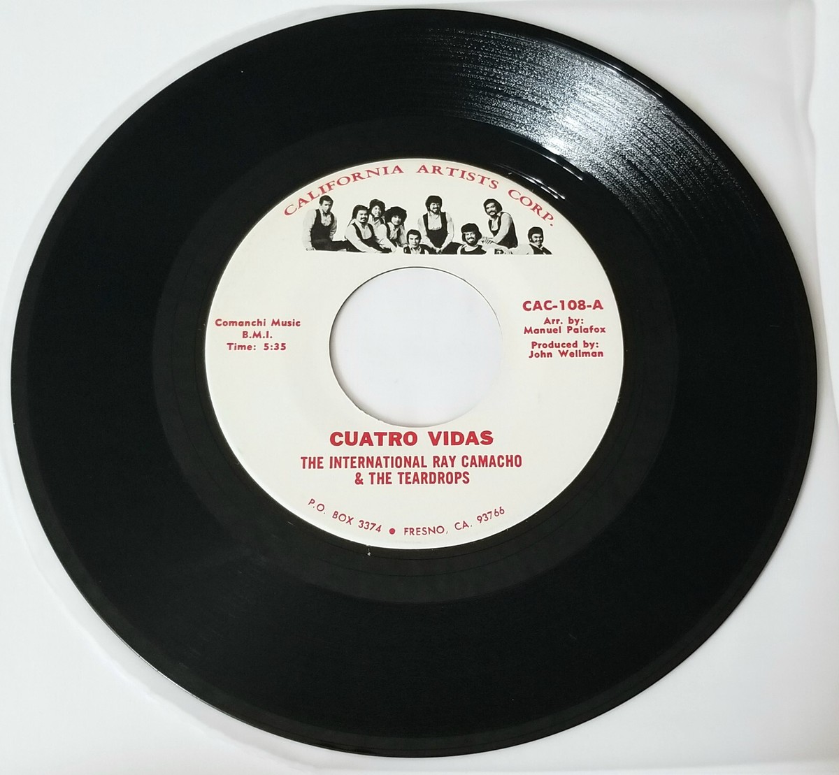 RAY CAMACHO & THE TEARDROPS NADA CONTIGO 7