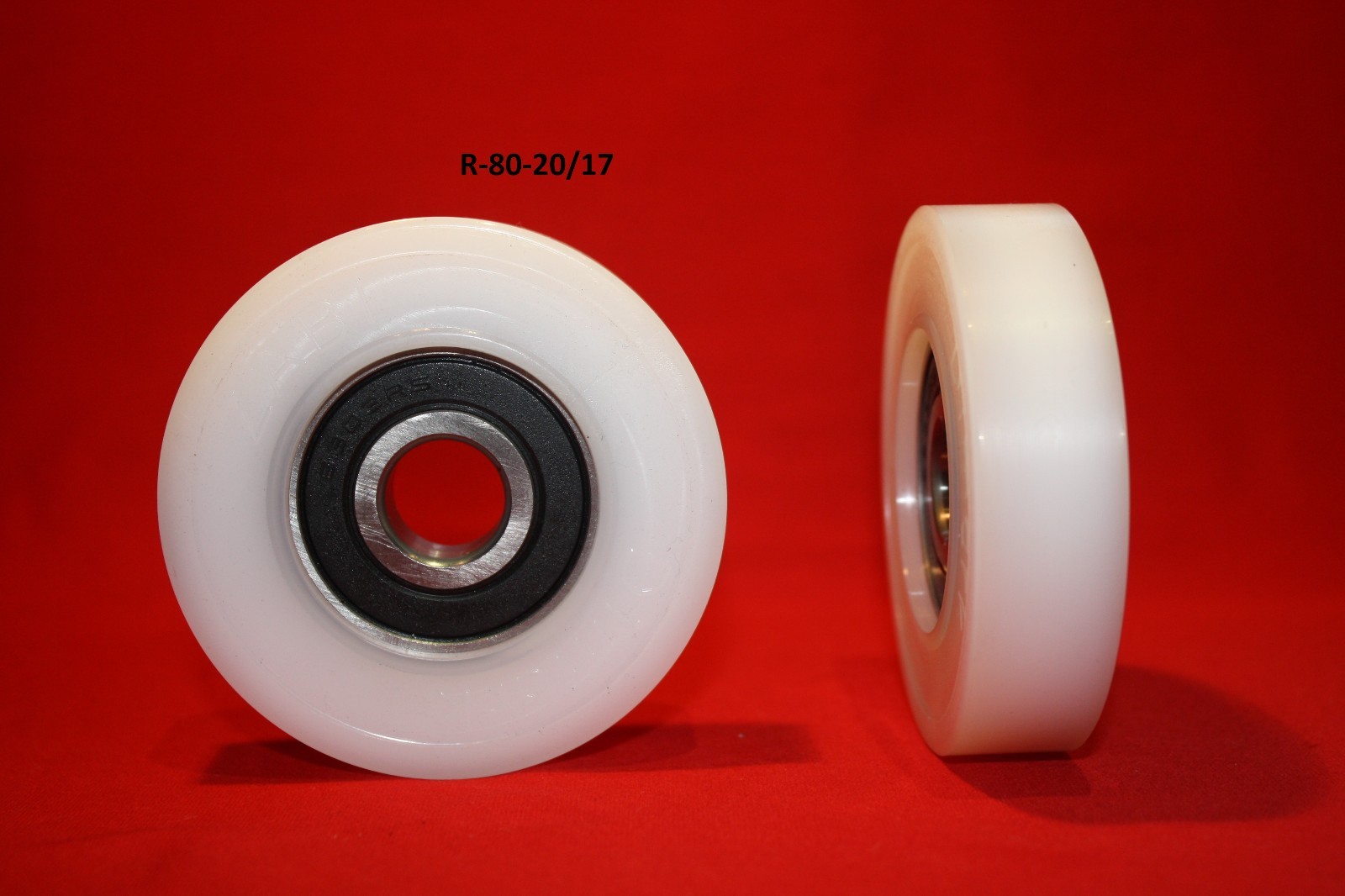 80mm nylon Roller Wheel. With Bearing Guiding Wheel Flat Belt Idler eBay