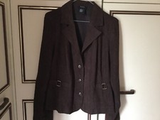 Short Women’s Summer Jacket - Size M- Chocolate Brown