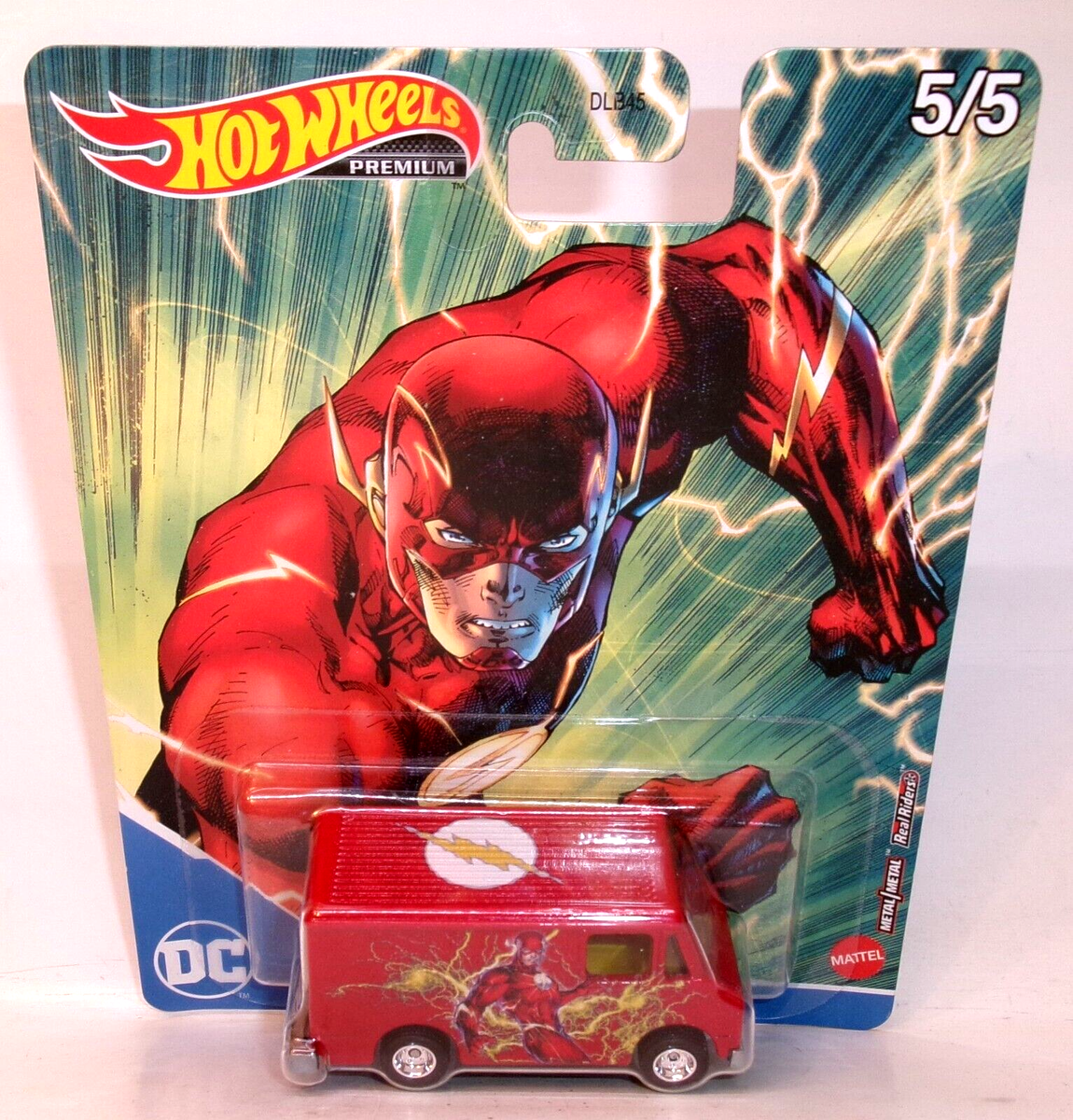 2021 HOT WHEELS PREMIUM POP CULTURE DC COMICS 5/5 RED COMBAT MEDIC