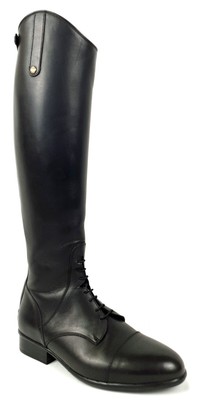 Sergio Grasso - Kalbslederreitstiefel  3540  - runde Form Gr. 43 - schwarz