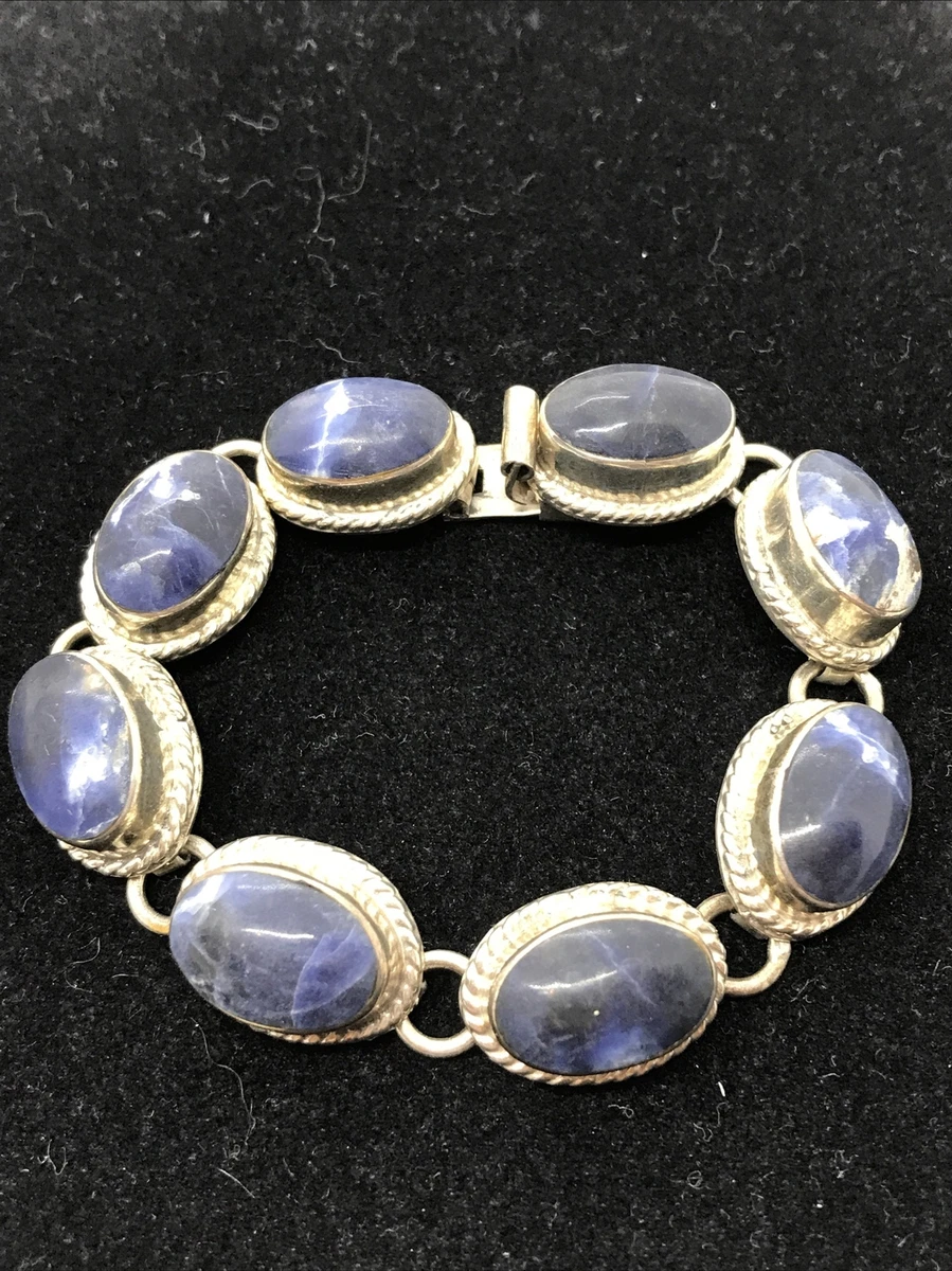 Lapis bracelet shop sterling silver