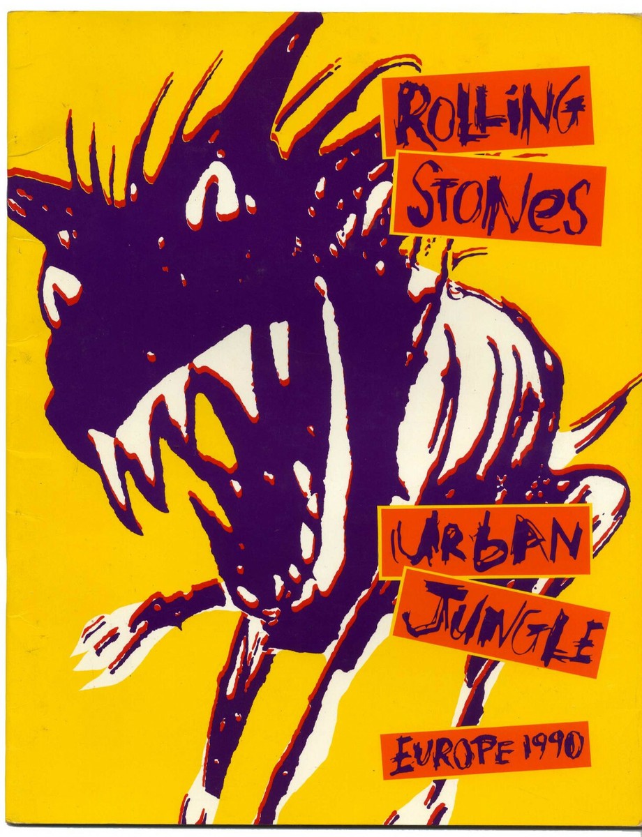 ROLLING STONES ~ Urban Jungle: Europe 1990 ~ Official UK 28-page