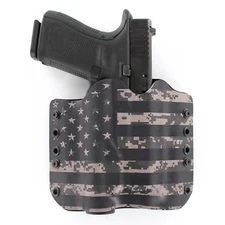 OWB Kydex Holster for 50+ Hanguns with Baldr PRO R - USA DIGITAL GRAY