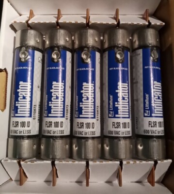   Littelfuse FLSR100ID 100A Time Delay Fuses - Box of 5   Ships Same Day 