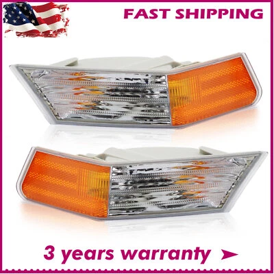 Turn Signal Directional Lamp Front Set Parking Light Pair for 07-17 Jeep Patriot - Image 1 of 4
