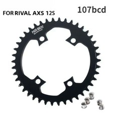Round Chainring 107BCD MTB Road Bicycle Crankset Chainwheel 36 40 42 54 56 58 T