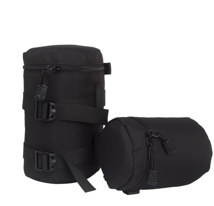 4 Pack Neoprene Camera Lens DSLR Pouch Protector Bag Case Water Resistant Set - Image 3 of 4