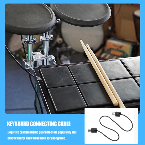 Portable Audio Cable Electric Drum Accessory Professional Instrument Cable - Afbeelding 6 van 12