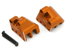 Treal Hobby Axial RBX10 Ryft Aluminum Rear Shock Mounts (Orange) (2) (4-Holes)