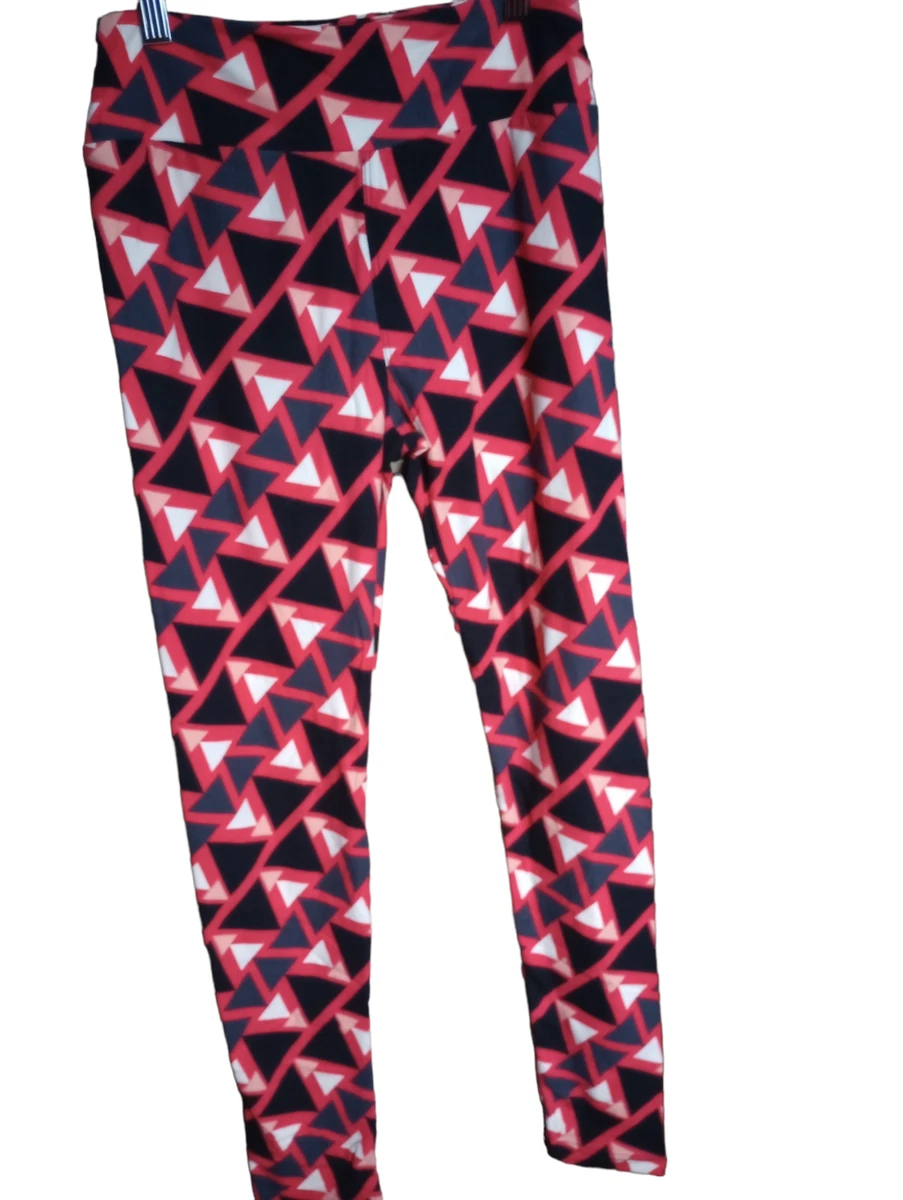 New LULAROE Leggings Black Orange tights pants