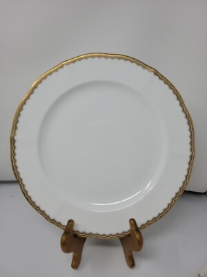 PROUNA ANTIQUE GOLD DINNER PLATE - 10 5/8''  