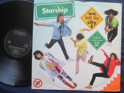 We Built This City Starship Records 1985 Free UK P&P Top-quality