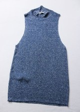 MNG Womens Ribbed Tyra Sparkle High Neck Slee...