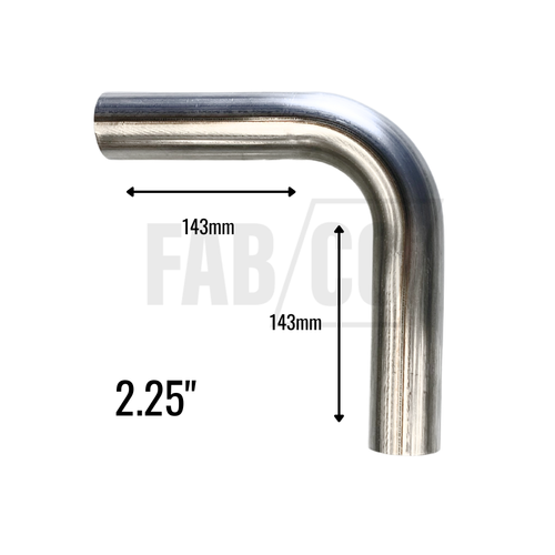 STAINLESS STEEL MANDREL EXHAUST BENDS TUBE ELBOWS 45 90 DEGREE 35MM OD -76MM OD - Picture 5 of 8