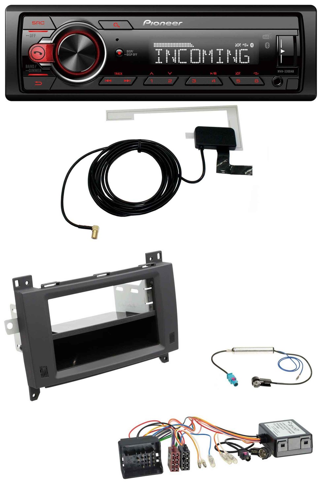 Autoradio Pioneer DAB Bluetooth per Mercedes Vito/Viano