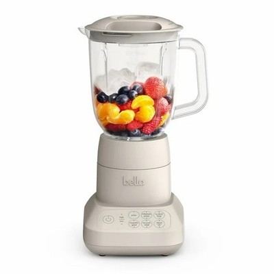 BELLA Flip & Store 10-Speed Countertop Blender   Oatmilk (New, No Box)