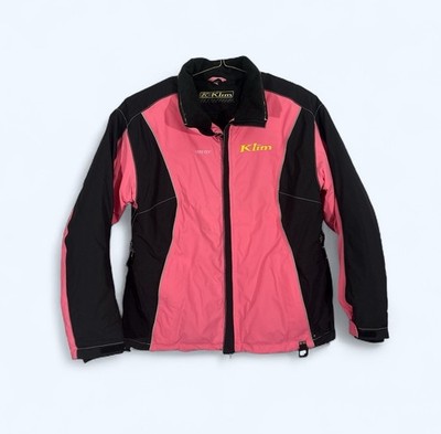 Klim Gore-Tex Thinsulate Insualted Pink Ribbon Riders Snowmobile Coat Womens 2X