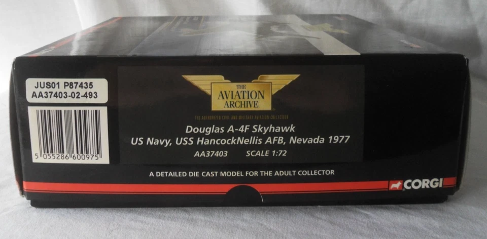 Corgi AA37403 1:72 Scale. Douglas A-4F Skyhawk US Navy. USS Hancock Nellis AFB - Image 4 of 4