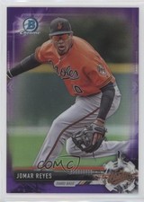 2017 Bowman Chrome Prospects Purple Refractor 10/250 Jomar Reyes #BCP137 z7h