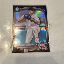 Bowman 2025 Chrome Prospects Cade Horton #BCP-10 Chicago Cubs Baseball Card
