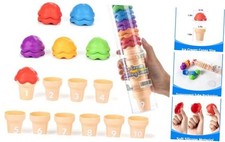 Ice Cream Counting Cones - Educational Number Matching - Number 1-10