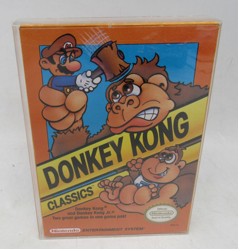 Donkey Kong Classics Nintendo Nes Complete CIB Excellent Condition Authentic - Afbeelding 2 van 14
