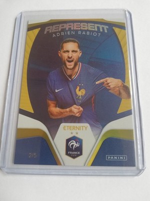 25-26 Panini Eternity Bleus Adrien RABIOT /5 GOLD Represent Équipe De France