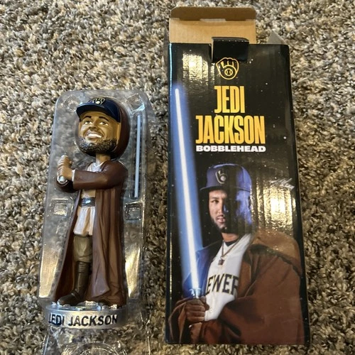 Jackson Chourio Star Wars Jedi Bobblehead Sale Brewers