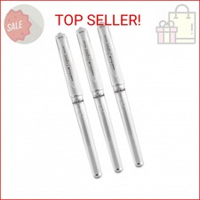 Uni-Ball UM 153 Signo Broad Point Gel Pen - White - Pack of 3