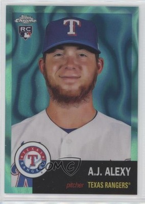 2022 Chrome Platinum Anniversary Aqua Lava Refractor /299 AJ Alexy Rookie RC 4z8
