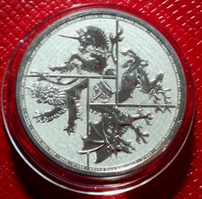 2024 UK  Four Nations £5 Coin-Royal Mint 2 oz. .9999 Silver w/Capsule