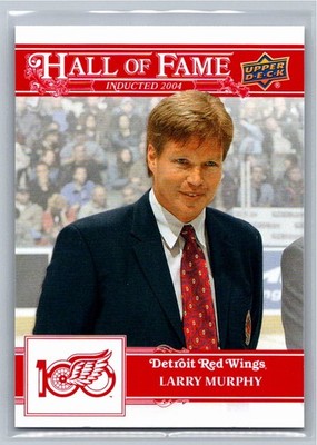 2025-26 Upper Deck Detroit Red Wings Centennial #113 Larry Murphy Hall of Fame