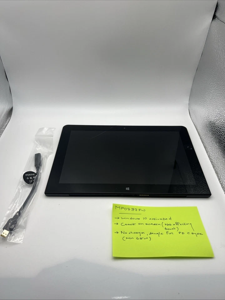 Lenovo ThinkPad 10 (20C1) Atom Z3795 64GB SSD 4GB RAM Win10 (No Charger), photo 1 of 5