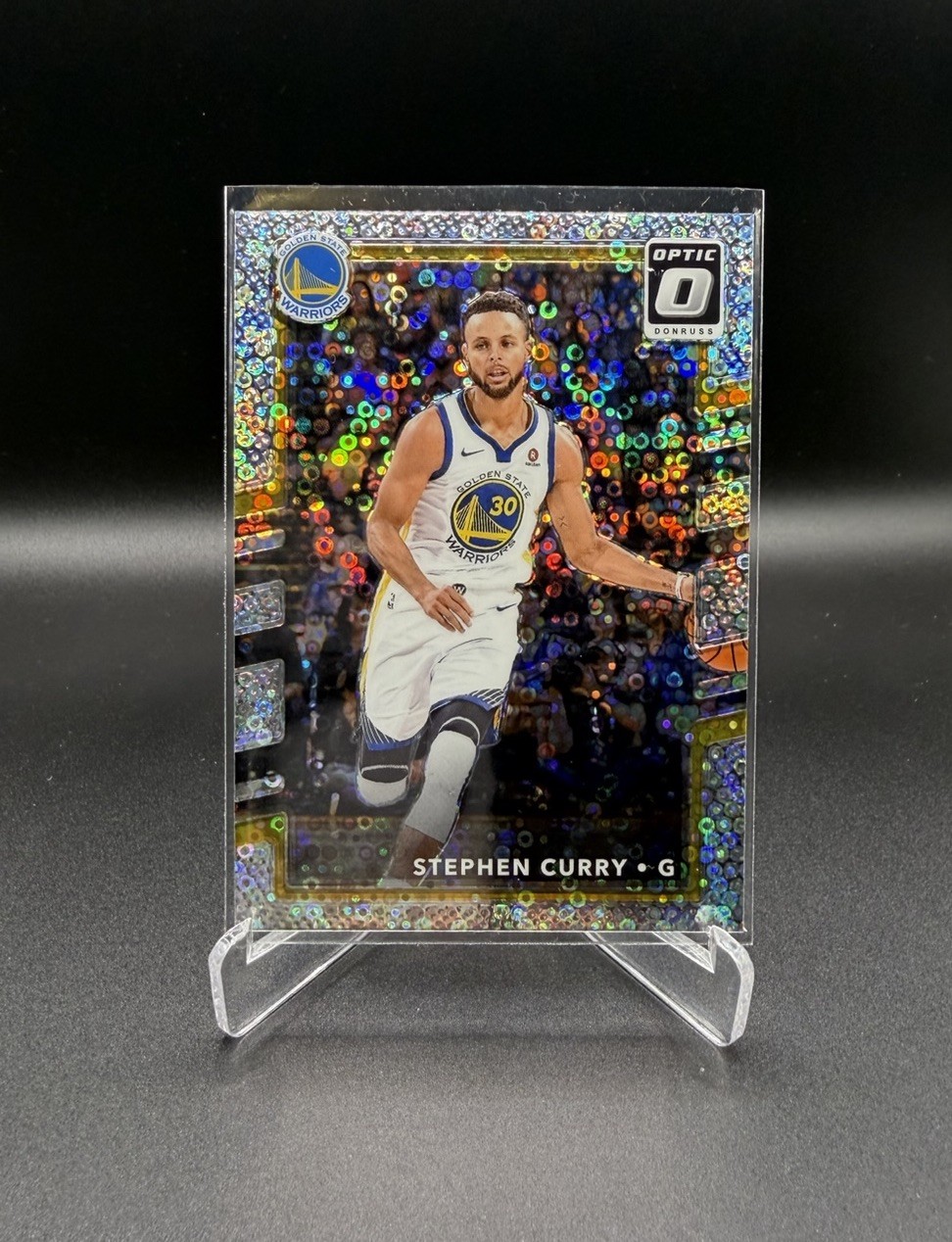 2017-18 Panini Donruss Optic - Stephen Curry #46 Holo Fast Break Prizm