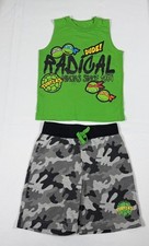 Nickelodeon TMNT 2pc Outfit Boys Size 4T Ninja Turtles Tank Top  Shorts Set