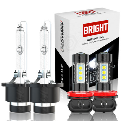 For Infiniti QX56 2011 2012 2013 HID Headlight High/Low Beam + Fog Light Bulbs