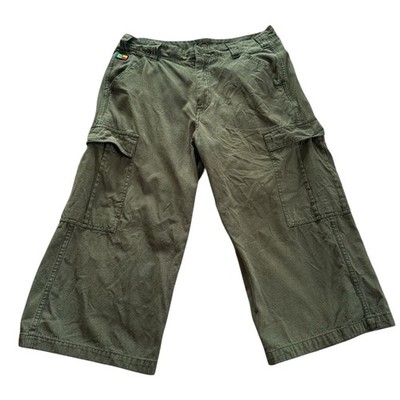 Ipath Long Shorts Size 34 Green Made Of Hemp OG Ipath