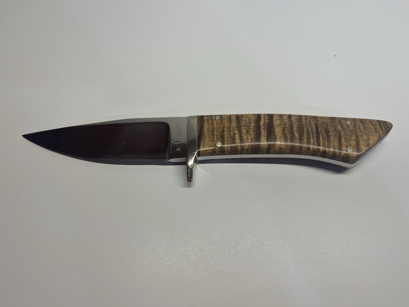 Custom Knife A.T. Barr Drop Point Hunter rare vintage knife 