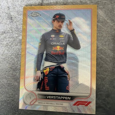 2022 Topps Chrome Formula 1 - Max Verstappen #2 Gold Wave Refractor /50