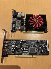 Gforce GT730 Graphics Card 1GB And Asus Xonar PCI 5.1 Sound Card Bundle