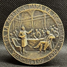 Argentina 1910 Pte. Rocco Saenz Peña, Washington 1890, by M - NELLIE C - FIRENZE