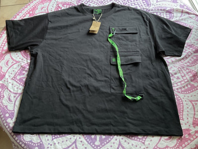 Razer Xanthus Unisex Oversized Tee Double Pocket Size XXL