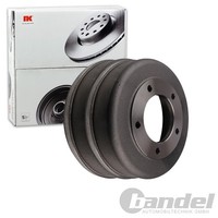 2X NK Ø 280Mm Bremstrommeln Satz Hinten Passend FüR Ford Transit | 262513