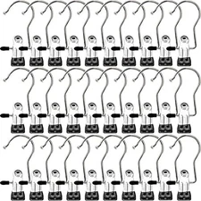 30 Pack Boot Hangers Laundry Hanging Clips Hooks Clothes Pins for Boots Pants...